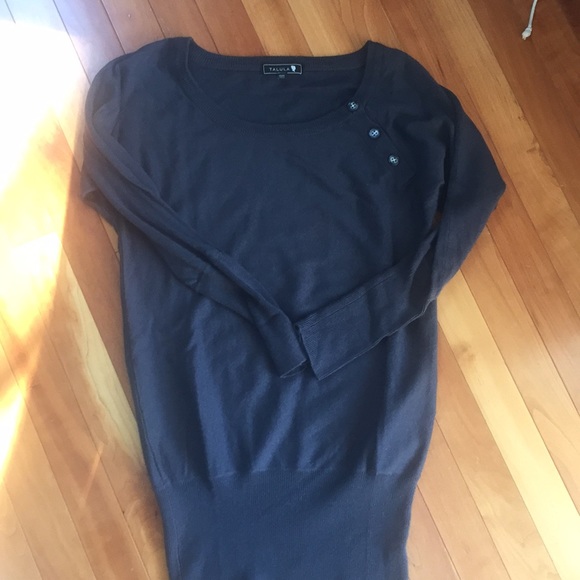 Talula Charcoal Grey Tunic Sweater - Picture 3 of 5